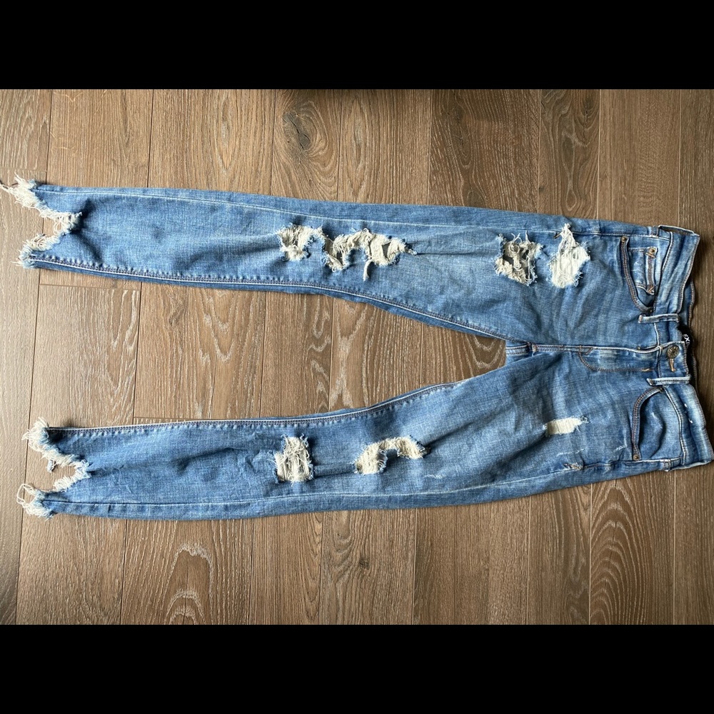 EXPRESS ANKLE LEGGING MID RISE JEAN